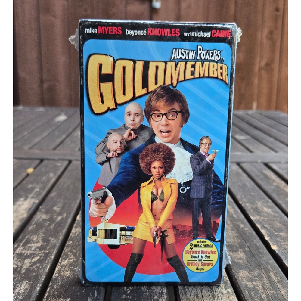 Austin Powers in Goldmember VHS Tape Sealed New Line Cinema 2002